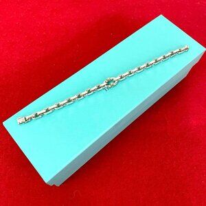 Tiffany & Co Makers Bracelet Silver 925 18K Yellow